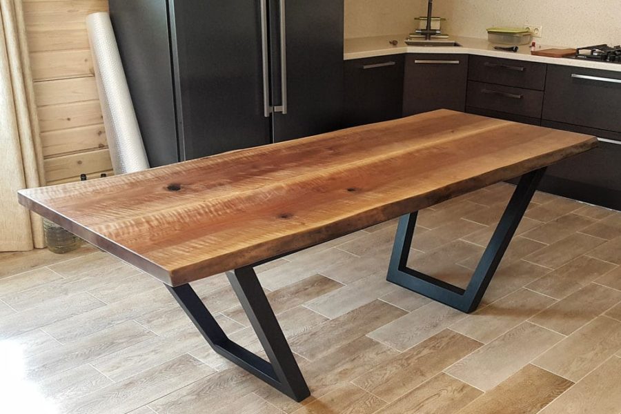 Кухонные столы из массива и слэбов | Lumber Jack Спб