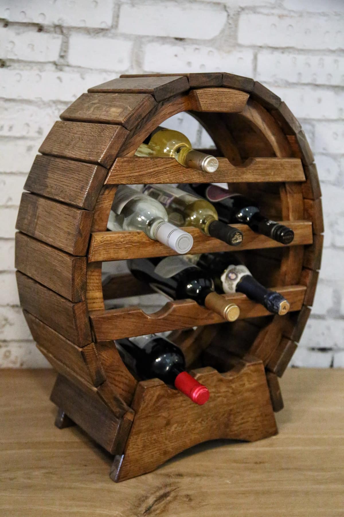 бутылочница под вино деревянная