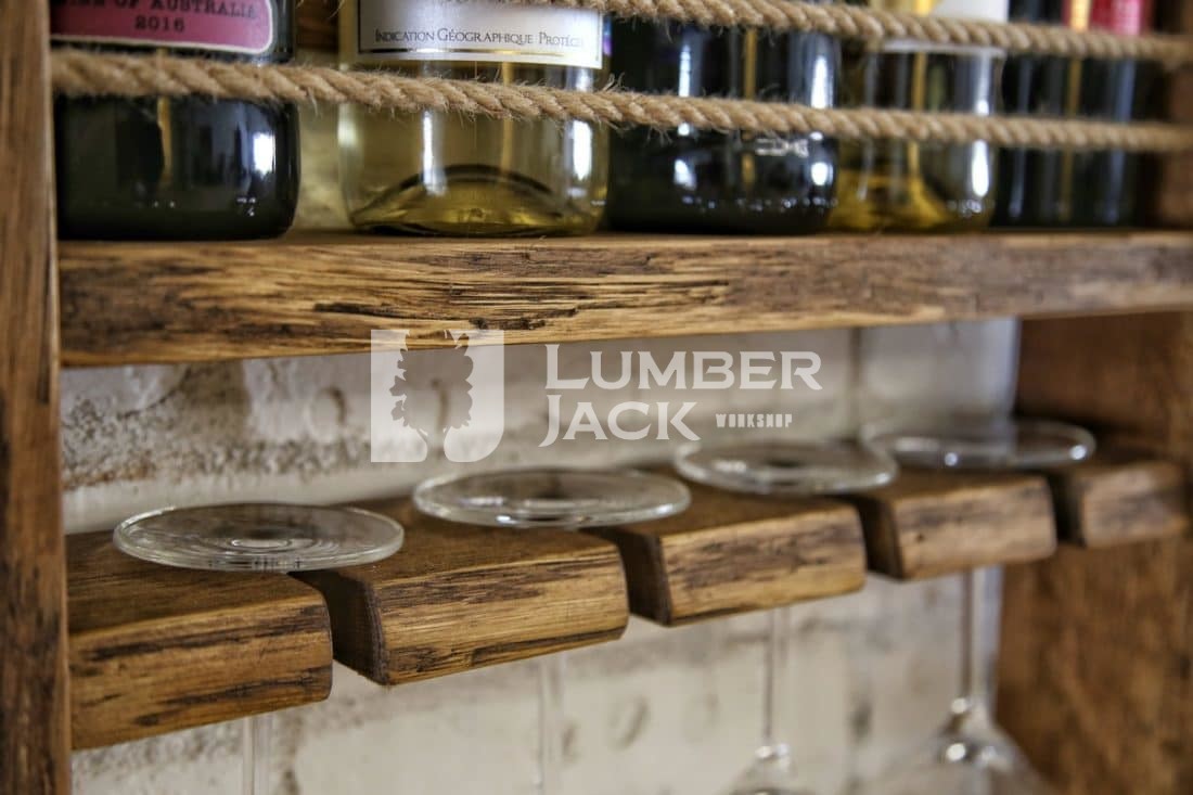 Полка для вина ЛУАРА | Lumber Jack Спб