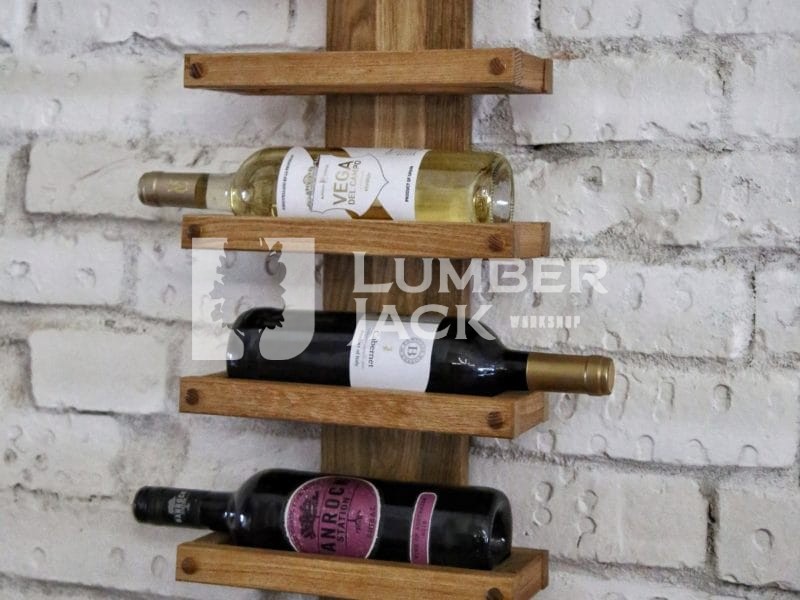 Полка для вина СЕНКЛЕР | Lumber Jack Спб