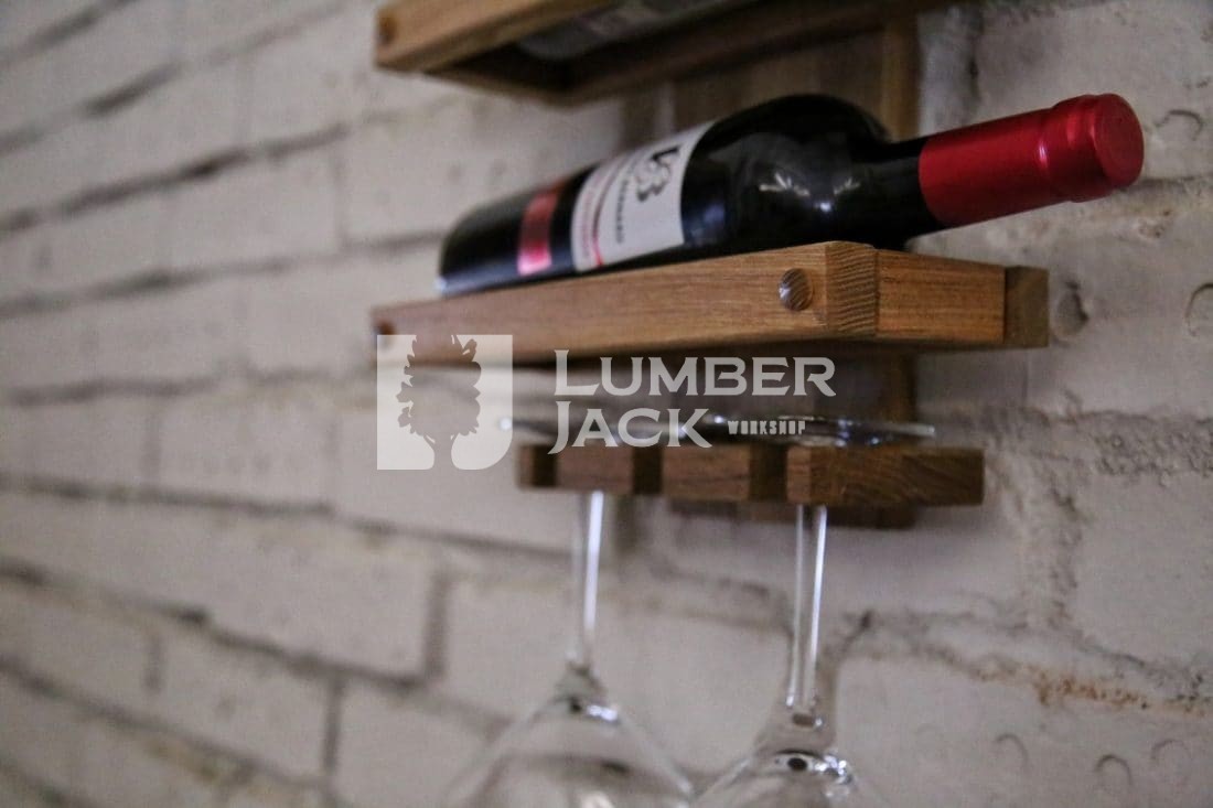 Полка для вина СЕНКЛЕР | Lumber Jack Спб