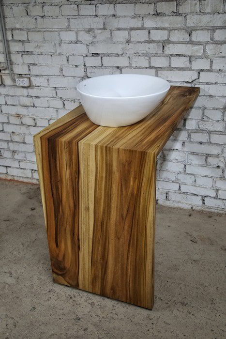 Столешница в ванную из тика | Lumber Jack