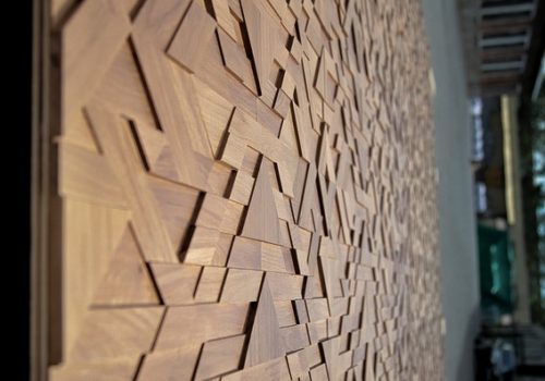 3D-панели из ламели "Геометрия" Спб | Lumber Jack Spb