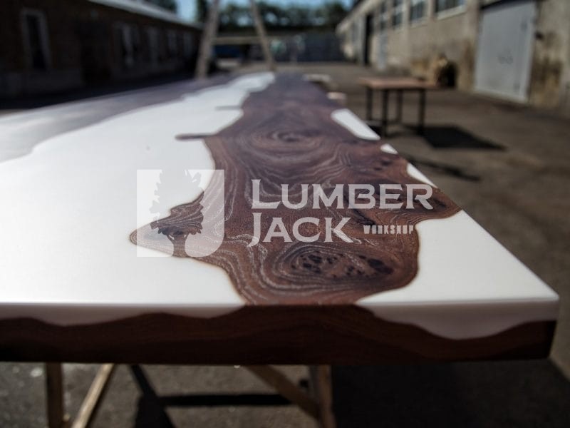 Купить стол-реку из слэба в Спб | Lumber Jack Spb