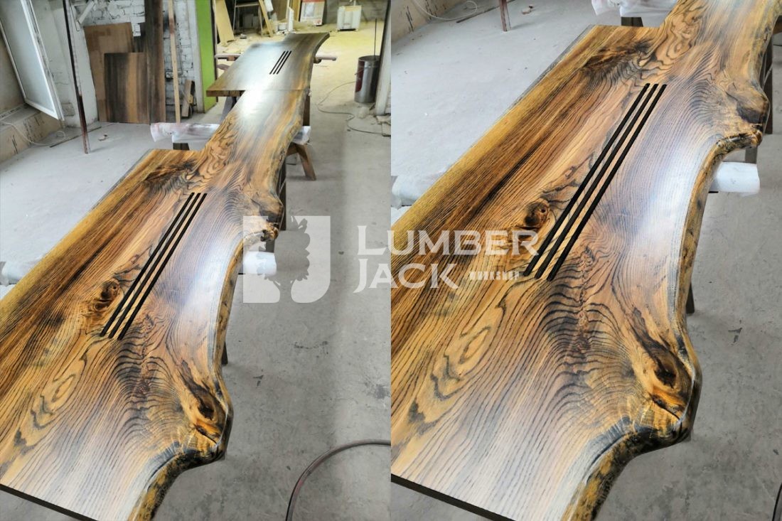 Подоконники из слэба дуба | Lumber Jack