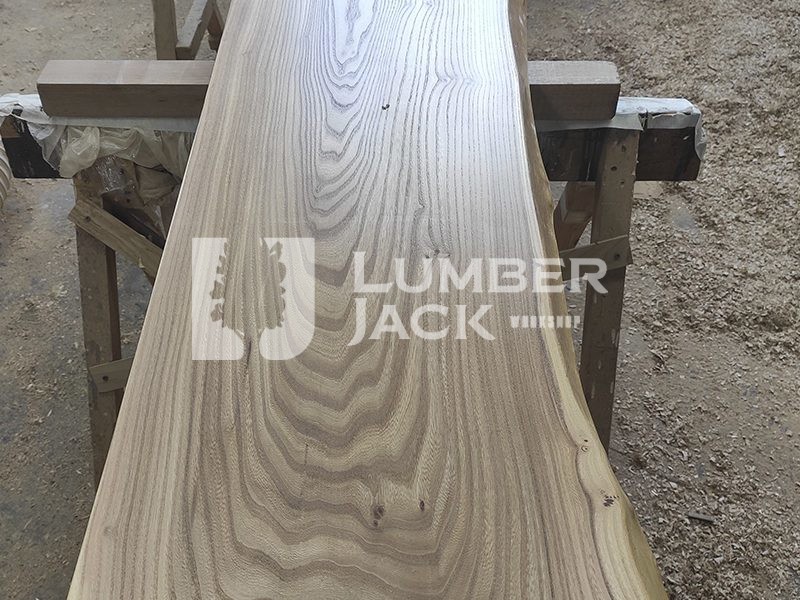 Настенная полка из слэба карагача | Lumber Jack Спб