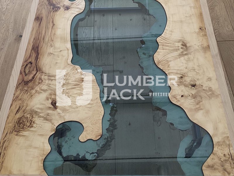 Журнальный столик-река | Lumber Jack СПб