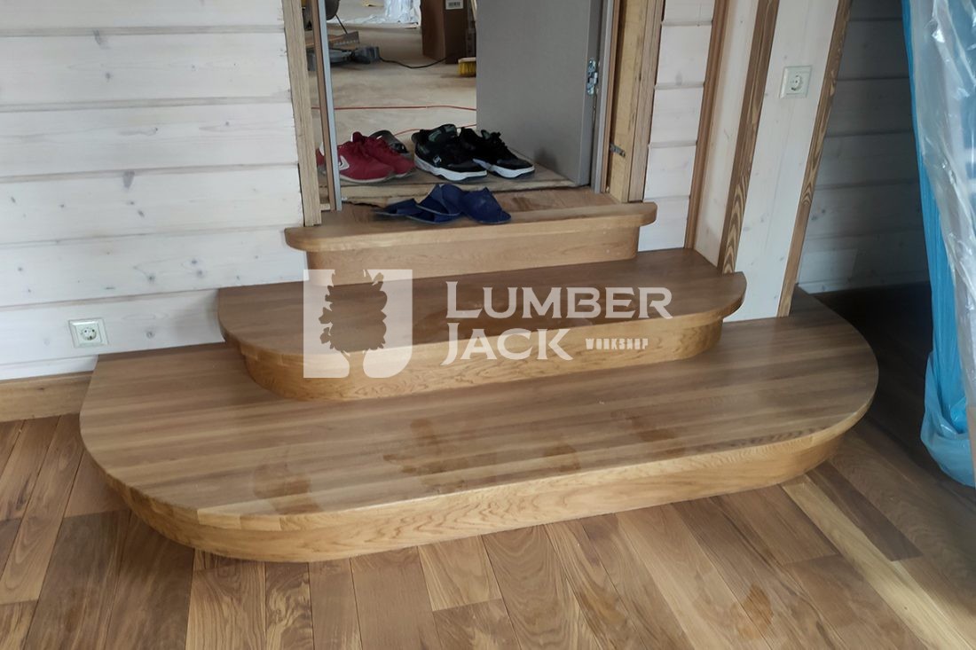 Ступени из массива | Lumber Jack