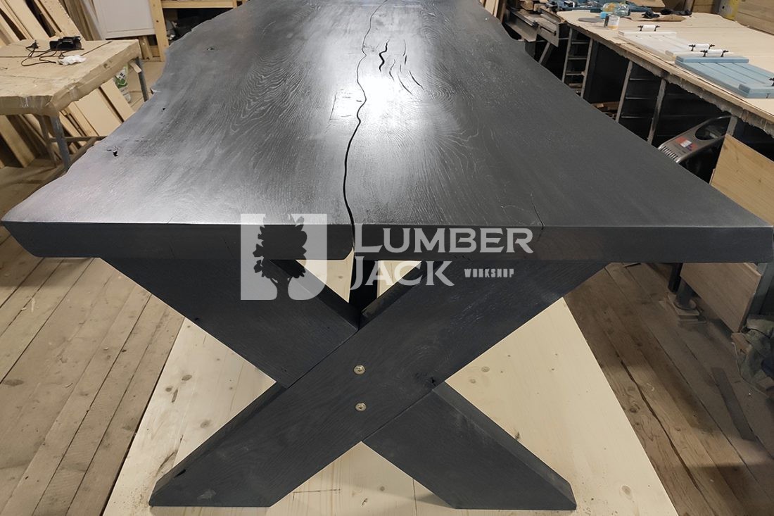 Большой стол из слэба | Столы на заказ в СПб Lumber Jack