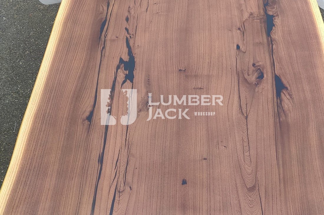 Стол из слэба с отверстием | Столы на заказ в СПб Lumber Jack