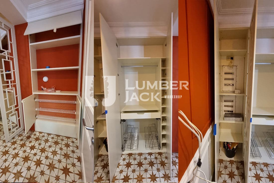 Встроенные шкафы в прихожей | Интерьер "под ключ" в СПб Lumber Jack